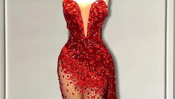 Sparkle & Shine Dramatic Sequin Mermaid Sweetheart Strapless Sheer-Panel Overskirt-Train Floor-Length Evening Gown