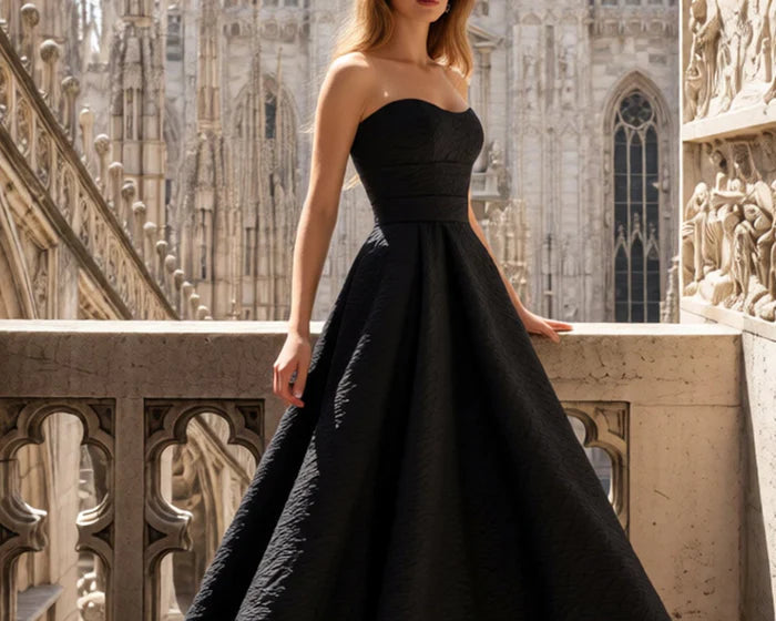 Luxurious Strapless Sweetheart Textured Mikado Lace-Up Back Sweeping-Train Ballgown
